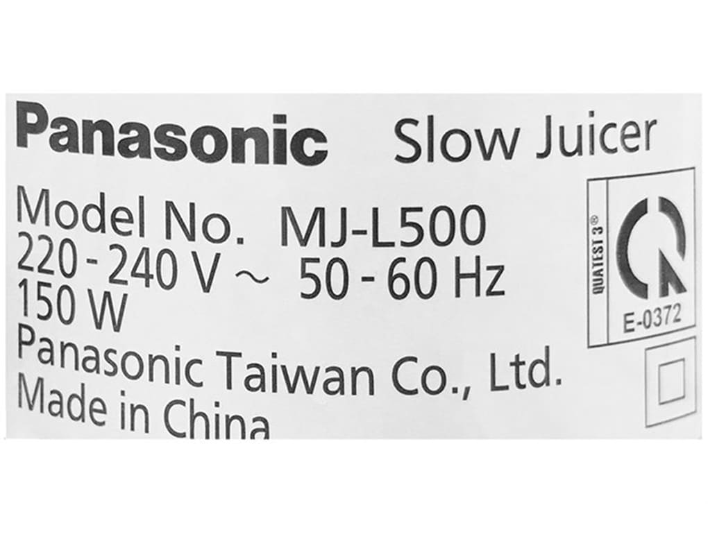 Máy ép chậm Panasonic PAVH-MJ-L500SRA 150W